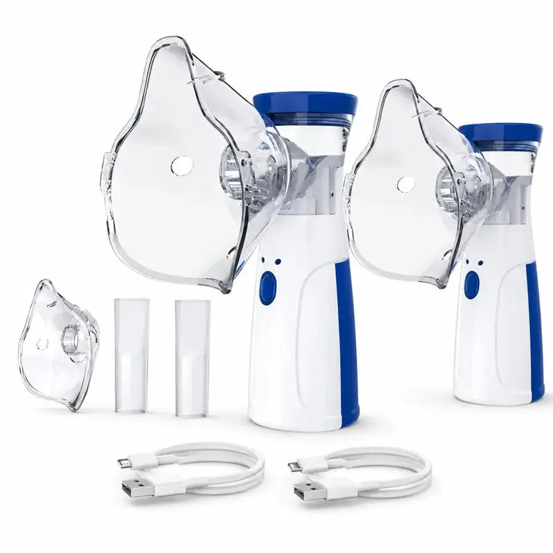 Portable Rechargeable Handheld Mesh Nebulizer – 3 Intensity Levels