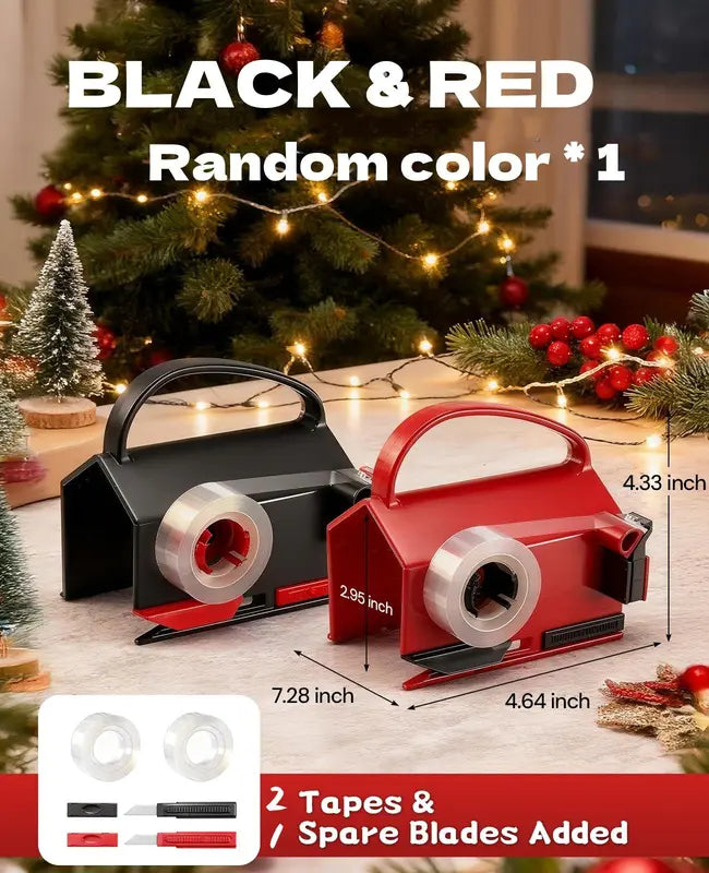 1-Pack Gift Wrap Cutter & Tape Dispenser Set