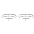 Exquisite multi-layered women's anklet