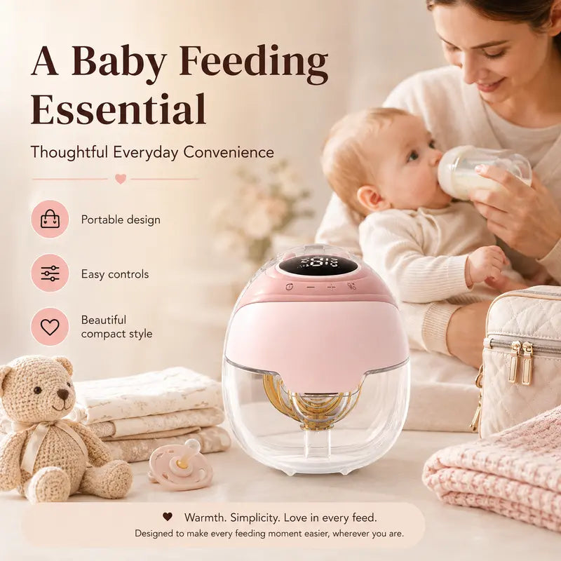 Wearable Breast Pump – Hands-Free, Quiet & High-Suction Electric Nursing Pump