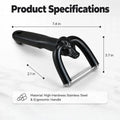 Beef & Pork Slicer, Handheld Meat Fat Trimming Knife, Ergonomic Meat Cutting Tool for Butchering, Meat Preparation & Home Kitchen Use
