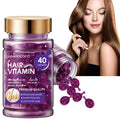 Hair Vitamin Capsules – Violet Vitamins & Argan Oil, 40ct