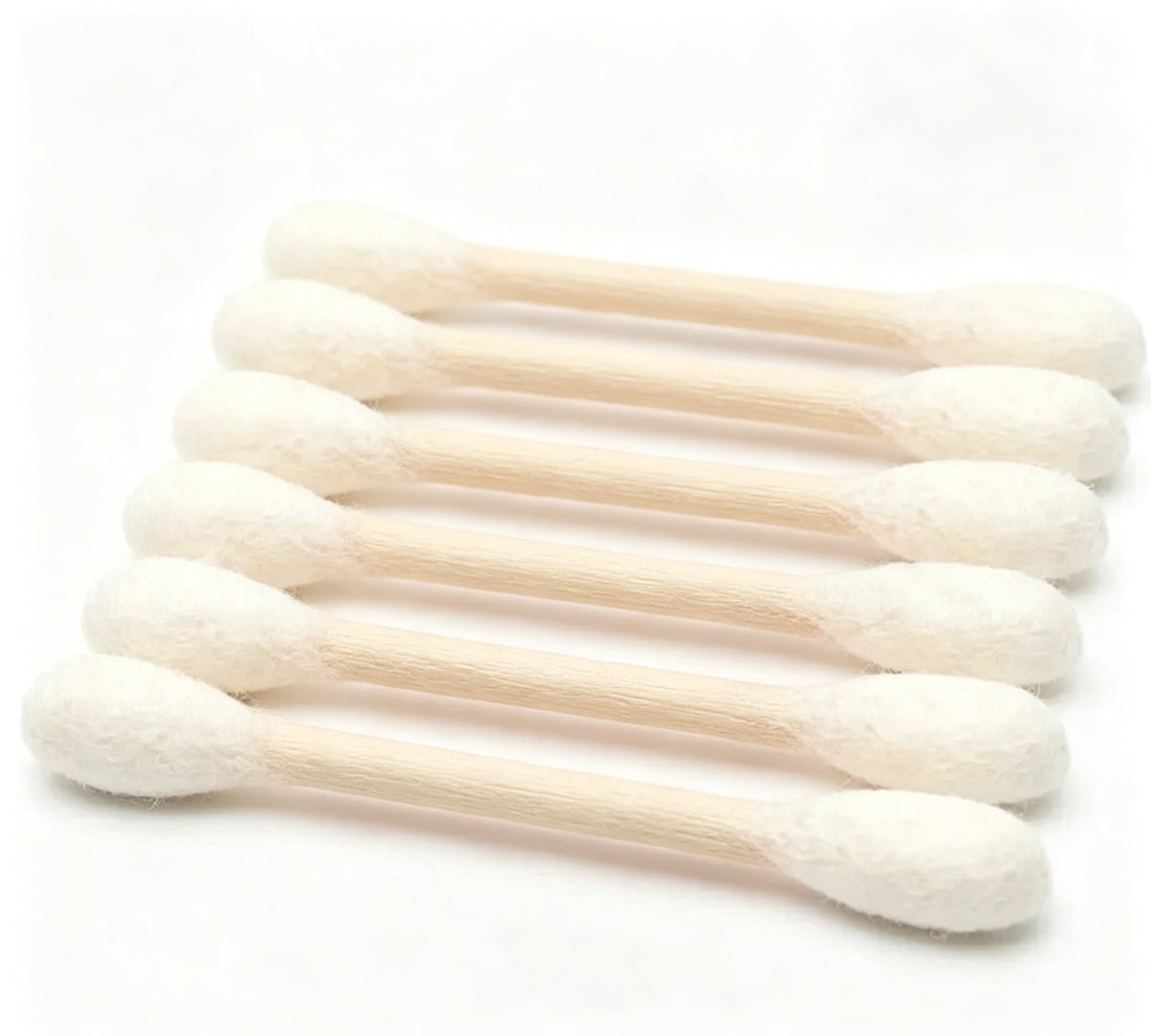 Summervibes 6 Pack Giant Q-tip Cat Toys – Soft Felt Cotton Swab Teething & Dental Chew Sticks for Kittens