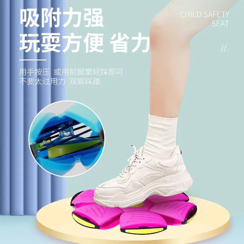 Elastic Stepping Foot-Deformed Ball – Frisbee Ball Outdoor Sports Toy for Kids