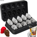 Skull Silicone Ice Cube Tray - Novelty Mold for Home Bar & Party