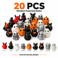 Mini Spooky Skull Devil Resin Duck Ornament