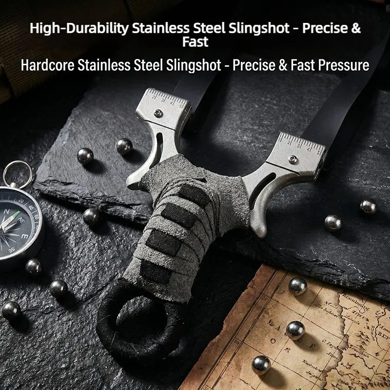 Hunter Style Slingshot Set with Rubber Bands