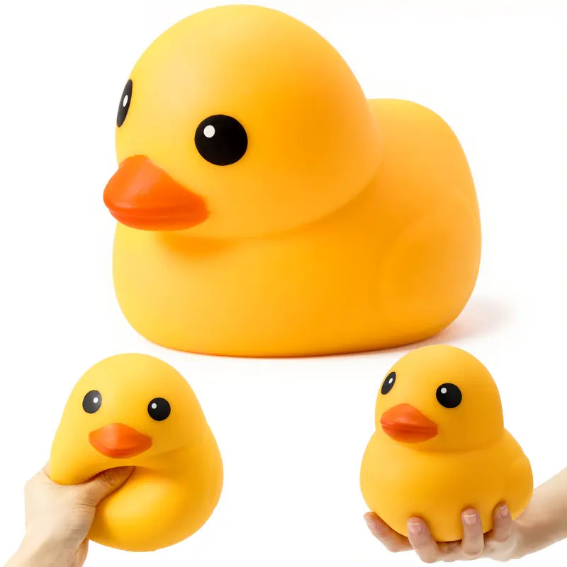 JOYIN Jumbo Sitting Pose Duck Stress Relief Toy – Slow Rising Squishy Fidget Sensory Toy for Kids 8+