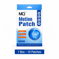 MQ Non-Drowsy Herbal Motion Sickness Relief Patches, 10 Pieces Behind-Ears Self-Adhesive Plasters, 72H Long-Lasting Soothing Heat Packs, Car & Travel Relief Essentials for Alternative Herbal Medication