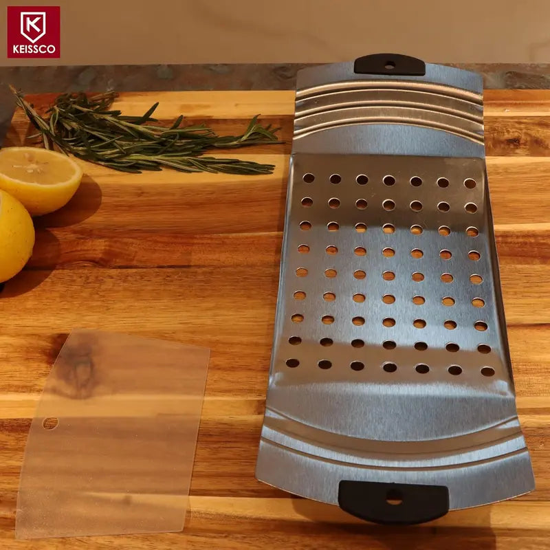 Stainless Steel Spaetzle Maker with Pastry Scraper