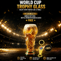 🏆500ml World Cup Trophy Glass – Celebrate Every Match Like a Champion with This Officially Inspired Football Collectible!