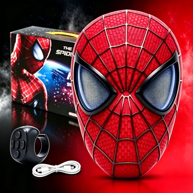 RC Controlled Wearable Spider-Man Cosplay Mask – Spandex & ABS, Multiple Versions, Halloween Collectible Gift for Guys
