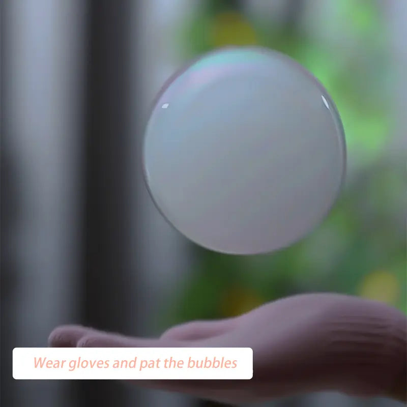 Multifunction Handheld Party Bubble Maker Toy - Elastic Bubble Spinner Wand with Colorful Smoke Effect, Portable for Interactive Play