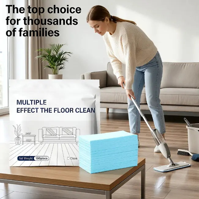 Floor Cleaning Tablets – Household Multi-Purpose Cleaner for Hardwood, Laminate, Tile & RV Walls