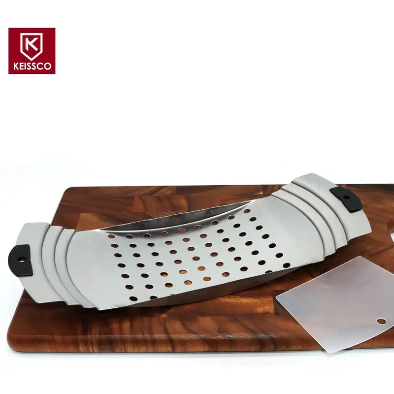 Stainless Steel Spaetzle Maker with Pastry Scraper