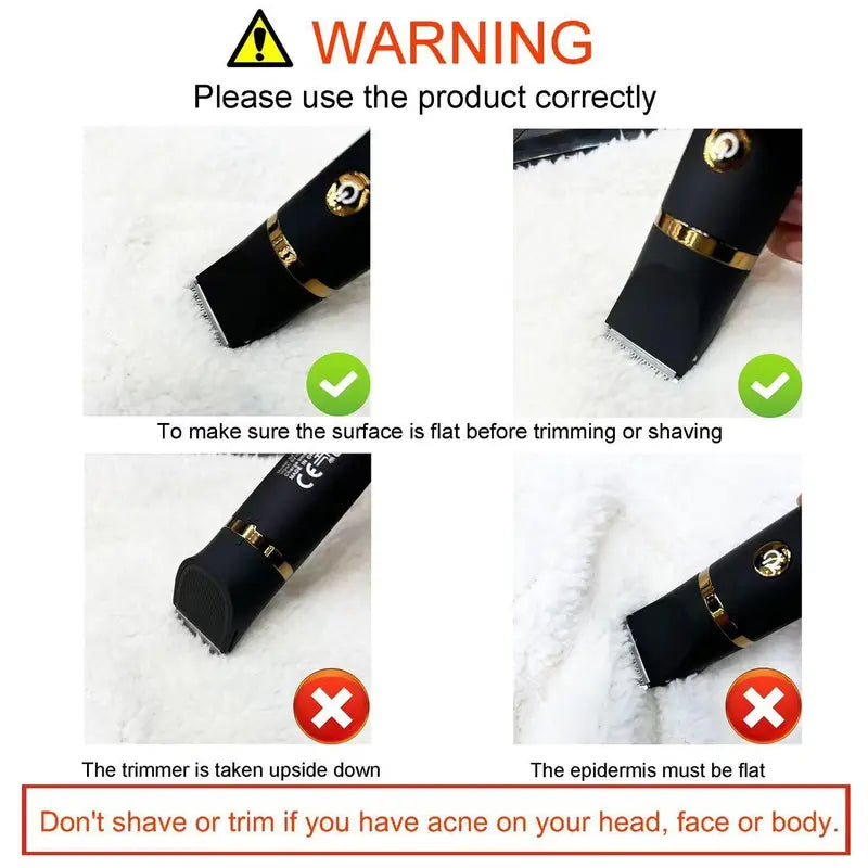 Scttomon 3 in 1 Electric Body Hair Trimmer, Groin Groomer for Men Cordless, Waterproof Electric Shaver Nose Hair Trimmer, Ball Pubic Shaver for Male, Husband Gift for Birthday and Halloween & Christmas Comfort