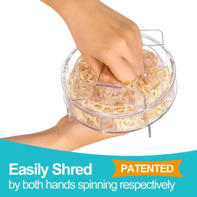 Spinning Synthetic Chicken Shredder Tool - Twist Machine for Fast Chicken Breast Shredding & Meal Prep