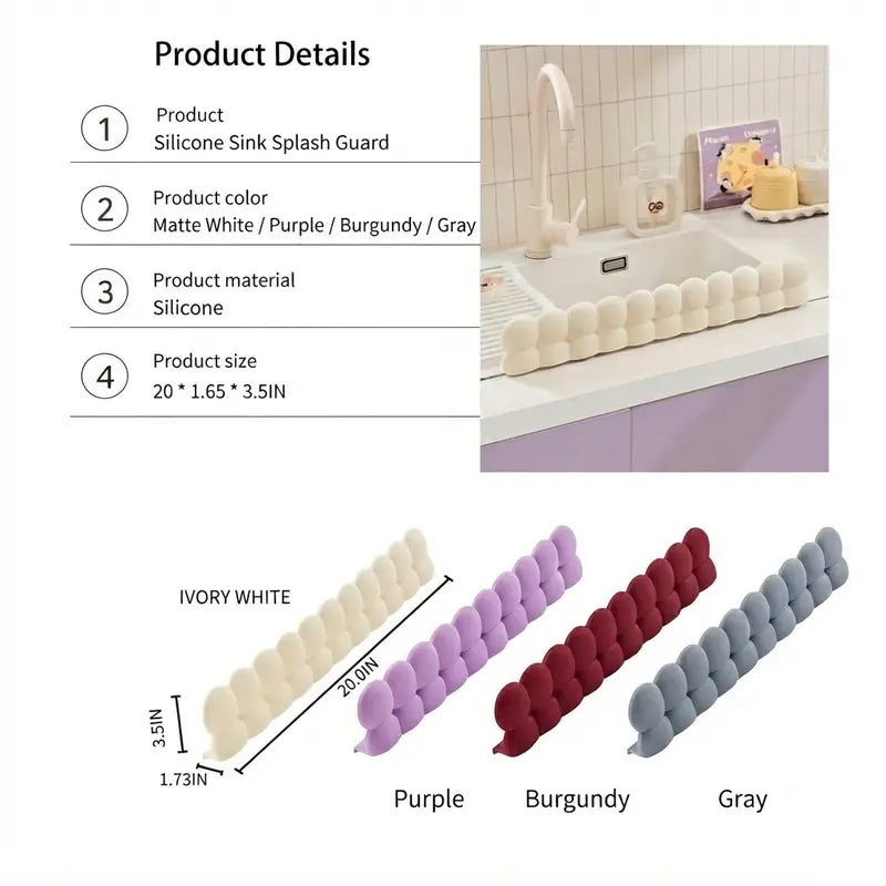Kitchen Sink Splash Guard Set