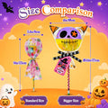 Unisex 24-Pack 2026 Upgraded Light-Up Giant Halloween Lollipop Stationery Kit with Cards, Halloween Party Favors for Kids, Classroom Exchange Gifts