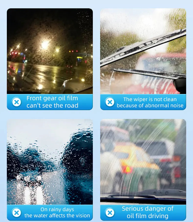 QIFOR Hydrophobic Car Glass Cleaner