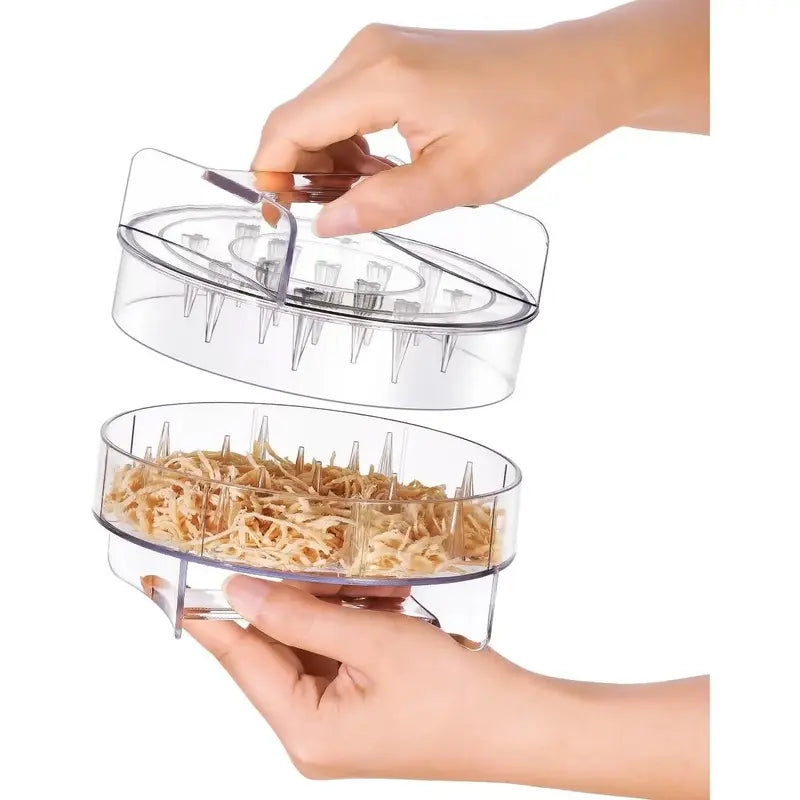 Spinning Synthetic Chicken Shredder Tool - Twist Machine for Fast Chicken Breast Shredding & Meal Prep