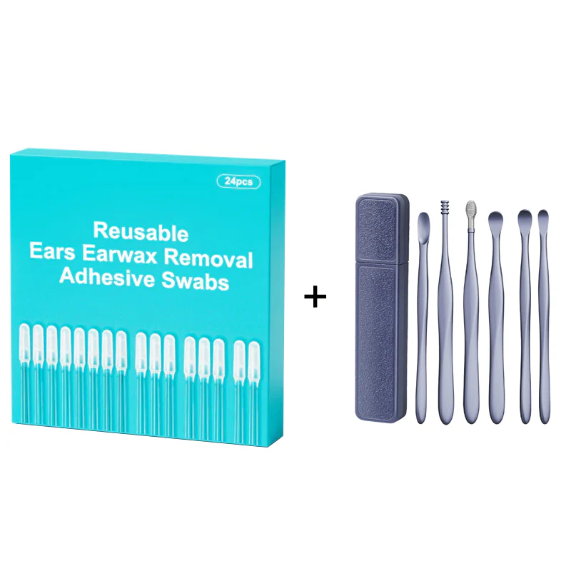 👂🏻 Limited Time -49% OFF🏆Reusable Earwax Removal Adhesive Swabs