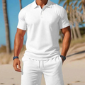 🔥While Supplies Last 40% OFF!🎉 Men's Summer 2-Piece Polo & Shorts Set