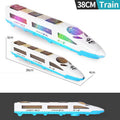 📢📢50% OFF !! ⏰ Electric Bullet Train Toy – Light-Up, Bump & Go, with Music 🎵